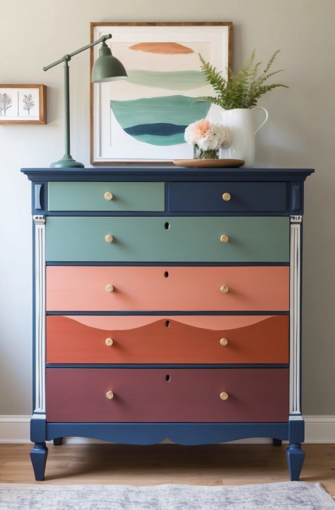 DIY Painted Dressers