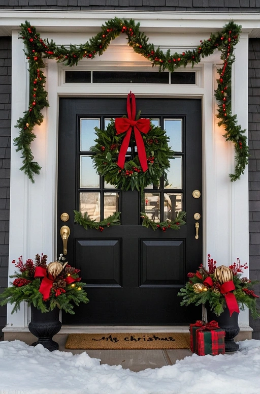 Festive Door Decor