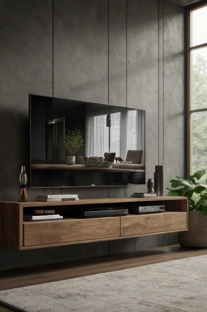 Floating Console or Media Unit