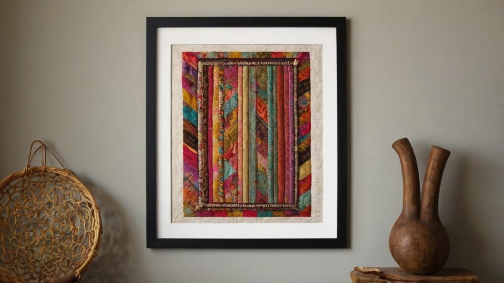 Framed Fabric Art or Quilts 