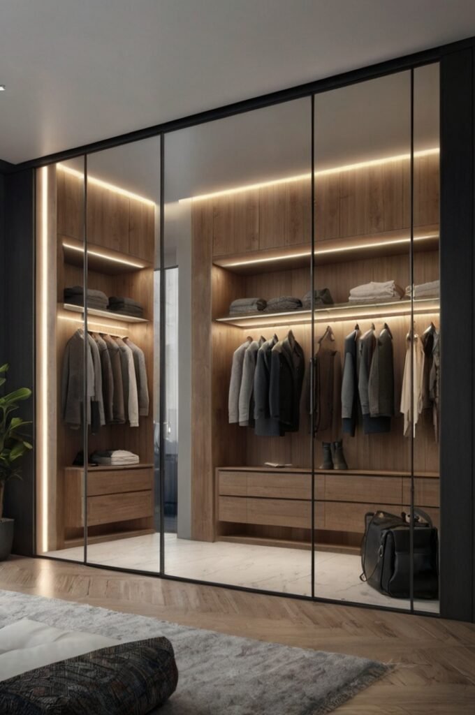 Glass-Door Wardrobe