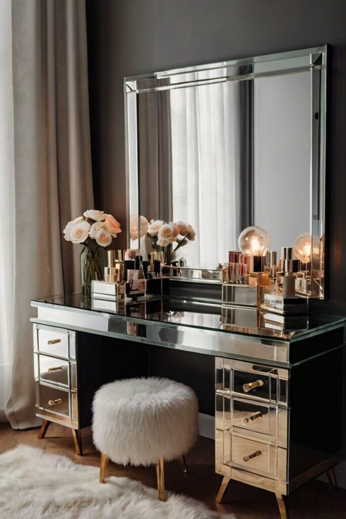 Glass-Top Vanity