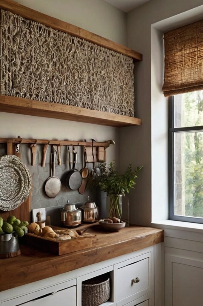 Hang Woven Wall Hangings or Tapestries