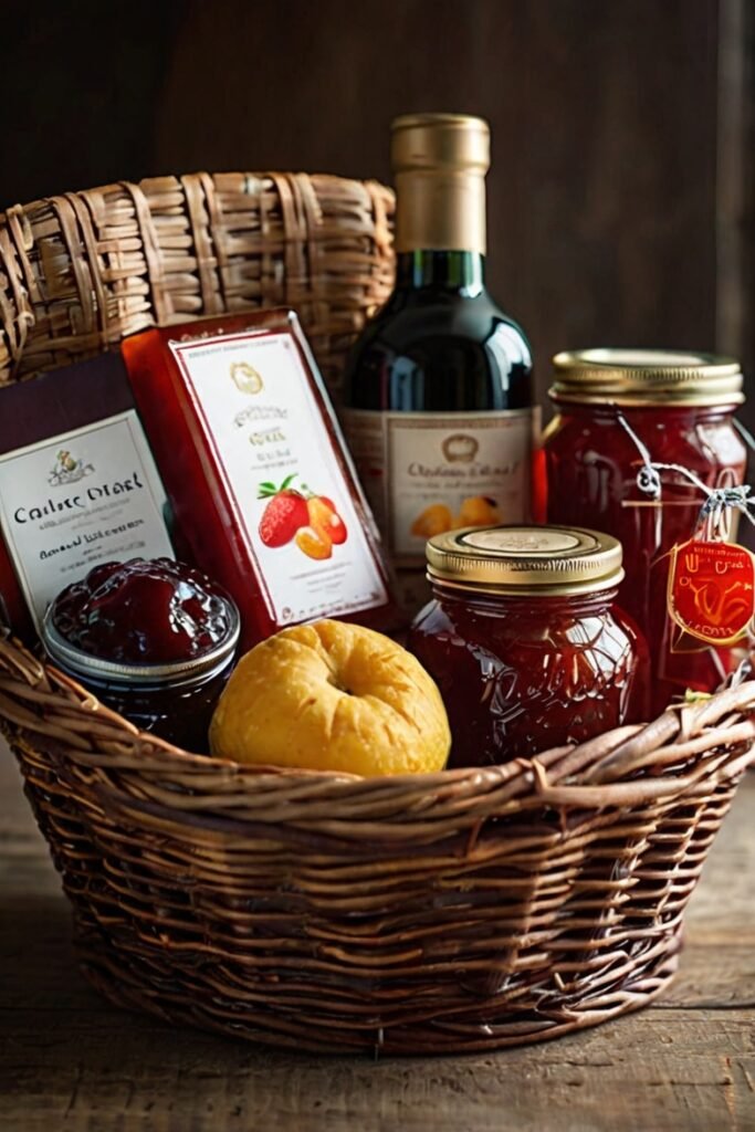 Homemade Jam & Jelly Basket