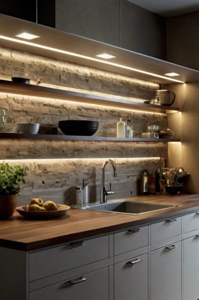 Install LED Strip Lighting