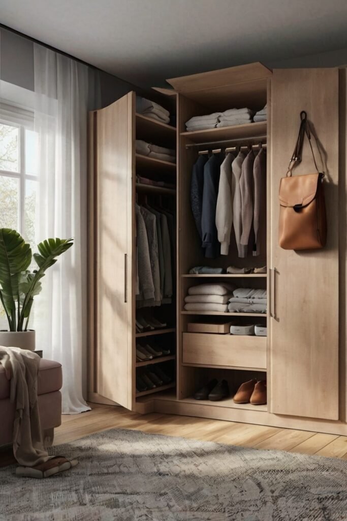 L-Shaped Wardrobe