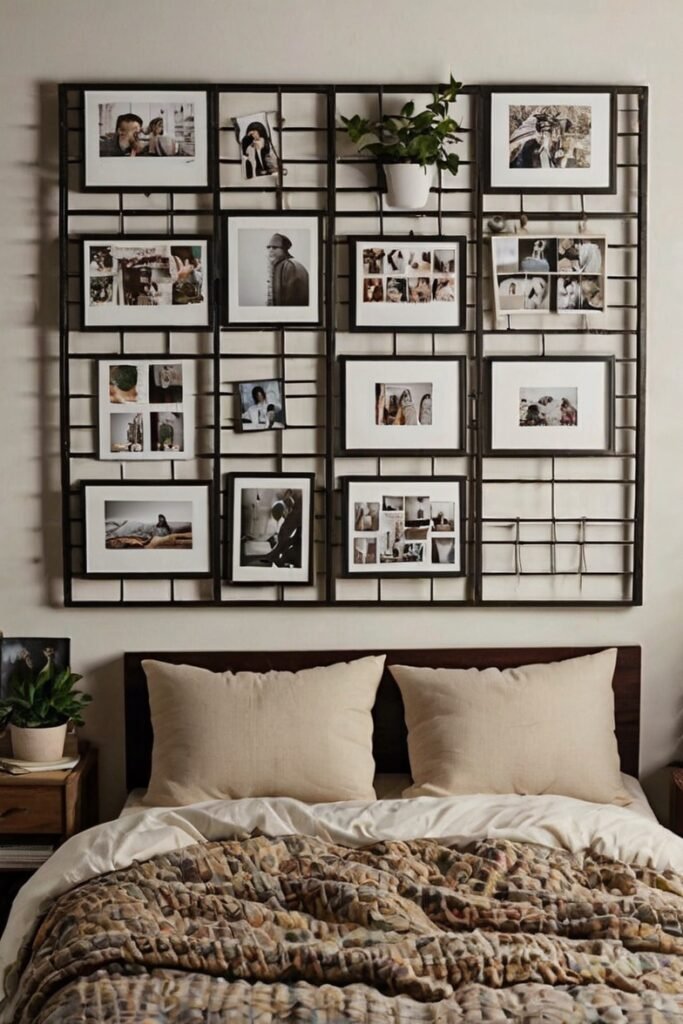 Metal Grid Wall Display