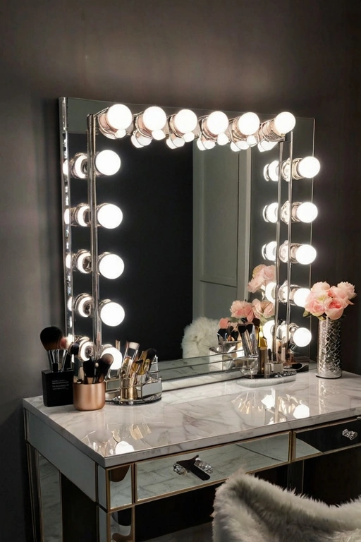 Mirrored Vanity