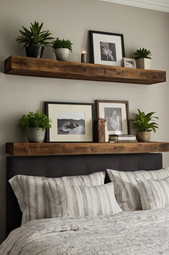 Multi-Level Floating Shelves