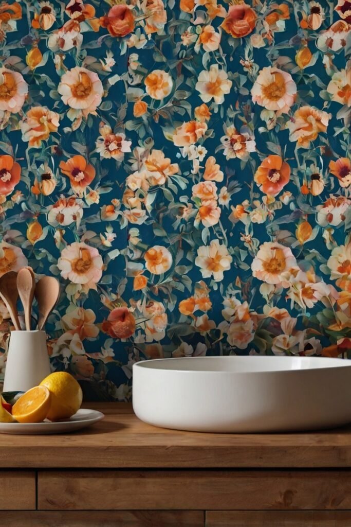 Peel-and-Stick Wallpaper Accent Wall