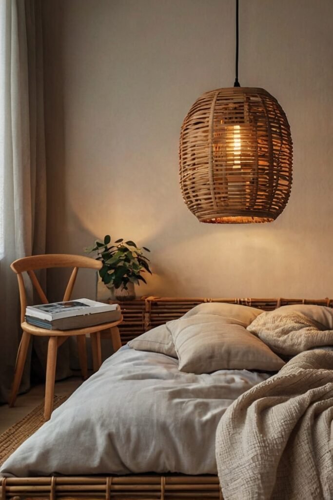 Rattan or Bamboo Lamps