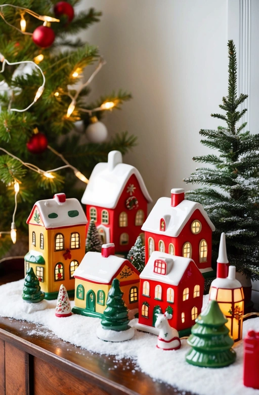 Retro Christmas Villages