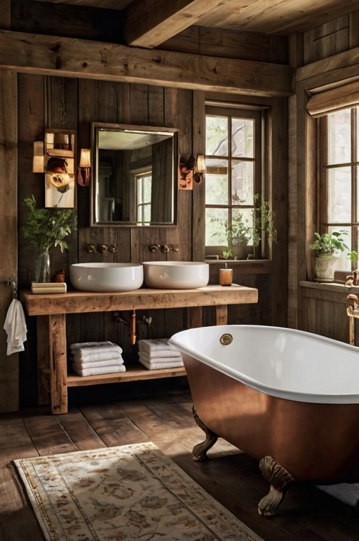 Rustic Charm Bathroom