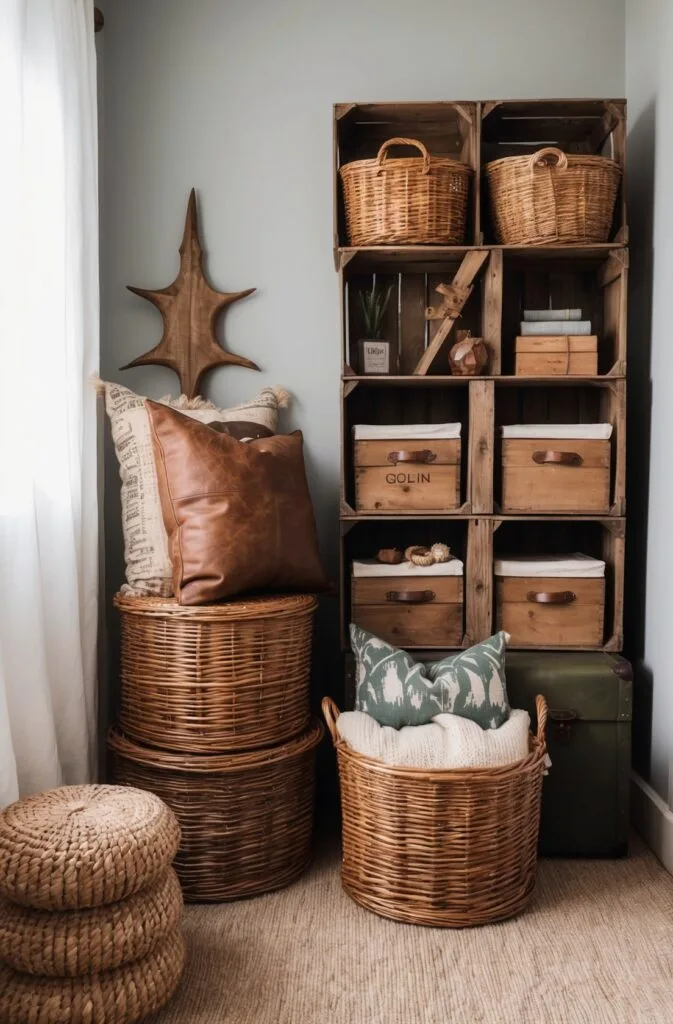 Rustic Storage Solutions