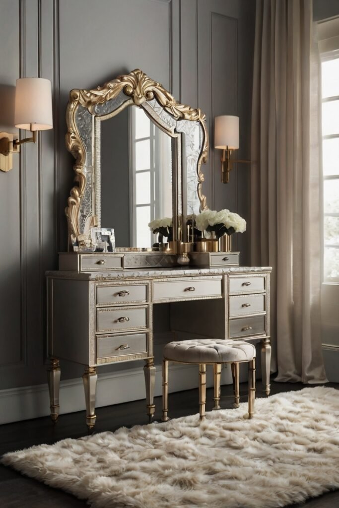 Statement Vanity Bench Set