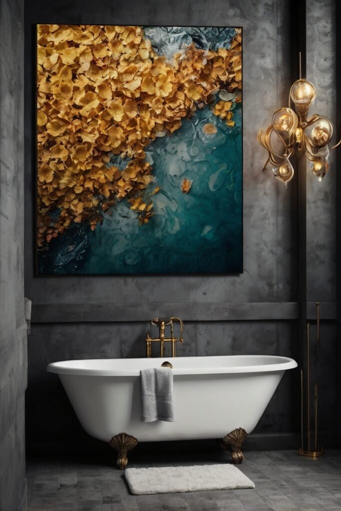 Statement Wall Art for bathroom
