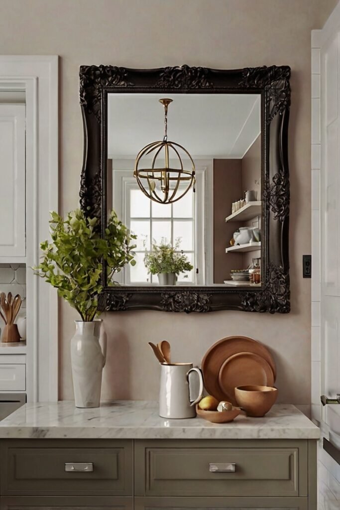 Statement Wall Mirror for a Spacious Look