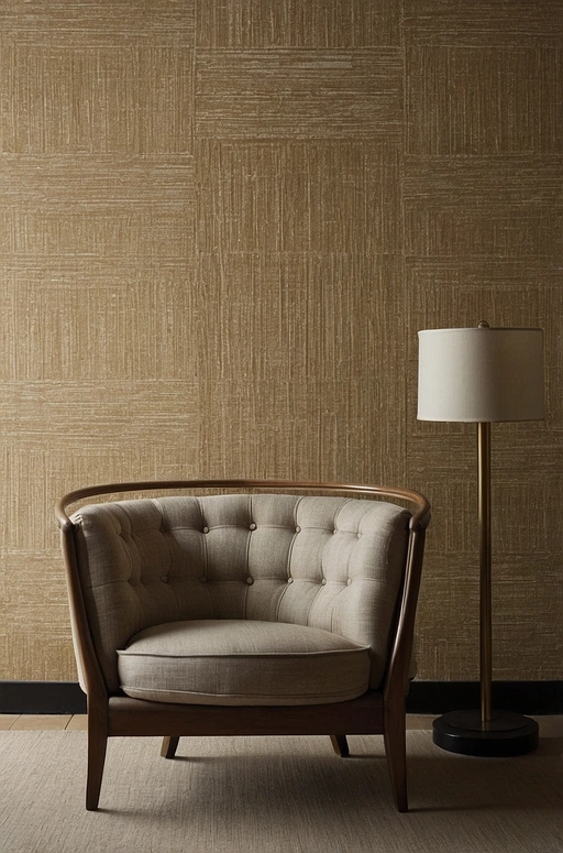 Textured Grasscloth Wallpaper