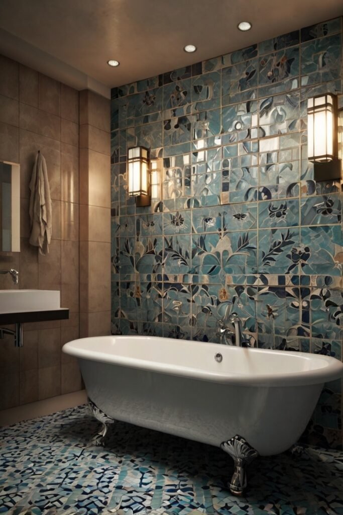 Tiled Accent Wall