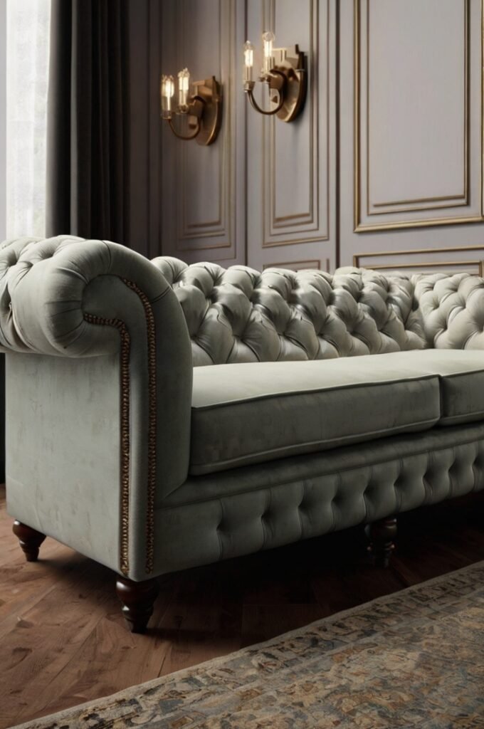 Tufted Chesterfield Sofa