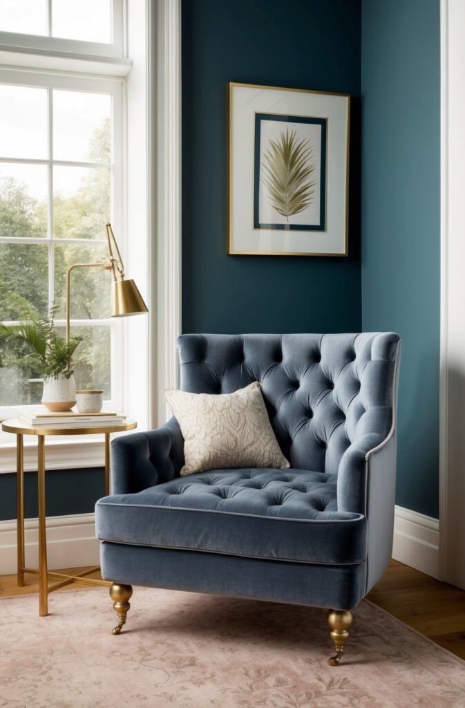 Tufted Velvet Armchair