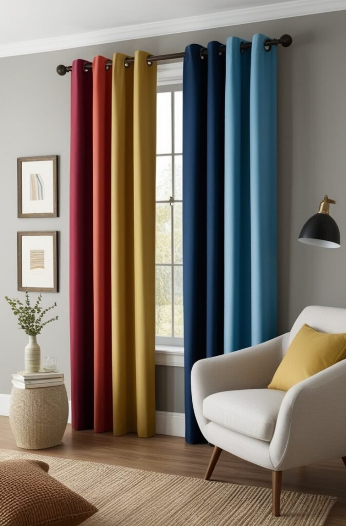 Two-Tone Curtains