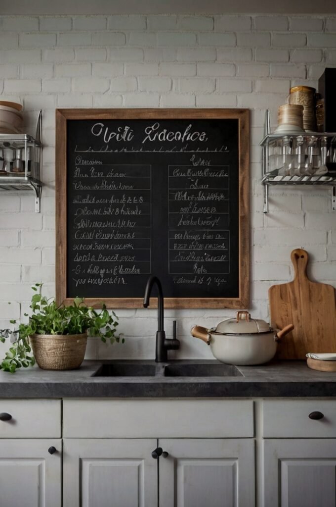 Use a Chalkboard or Signage
