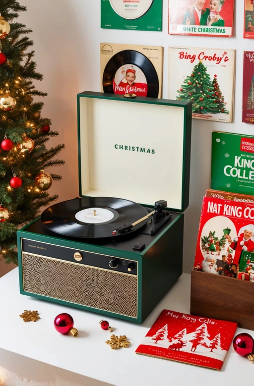 Vintage Christmas Music and Records