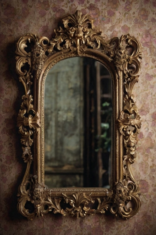 Vintage Ornate Mirror