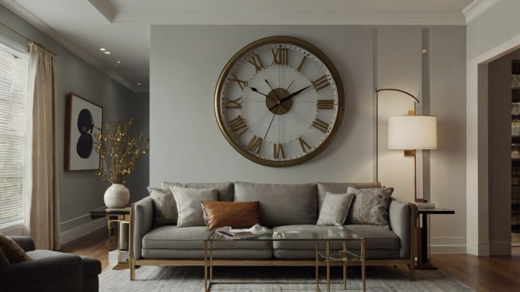 Wall Clock as a Focal Point 