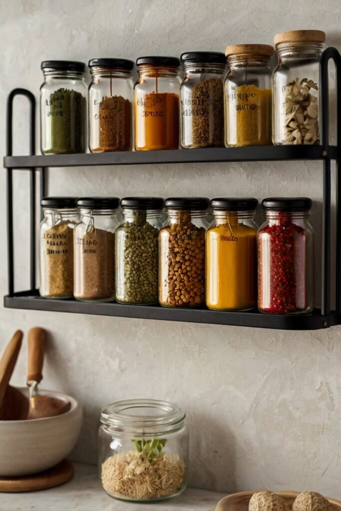 Wall-Mounted Spice Racks