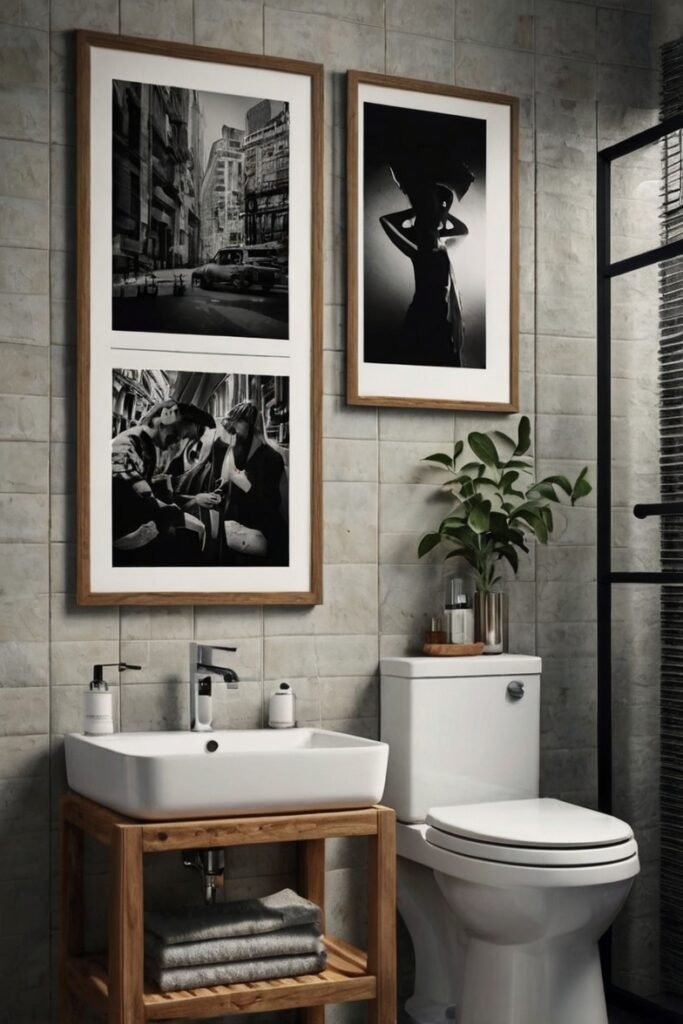 Bathroom Gallery Wall