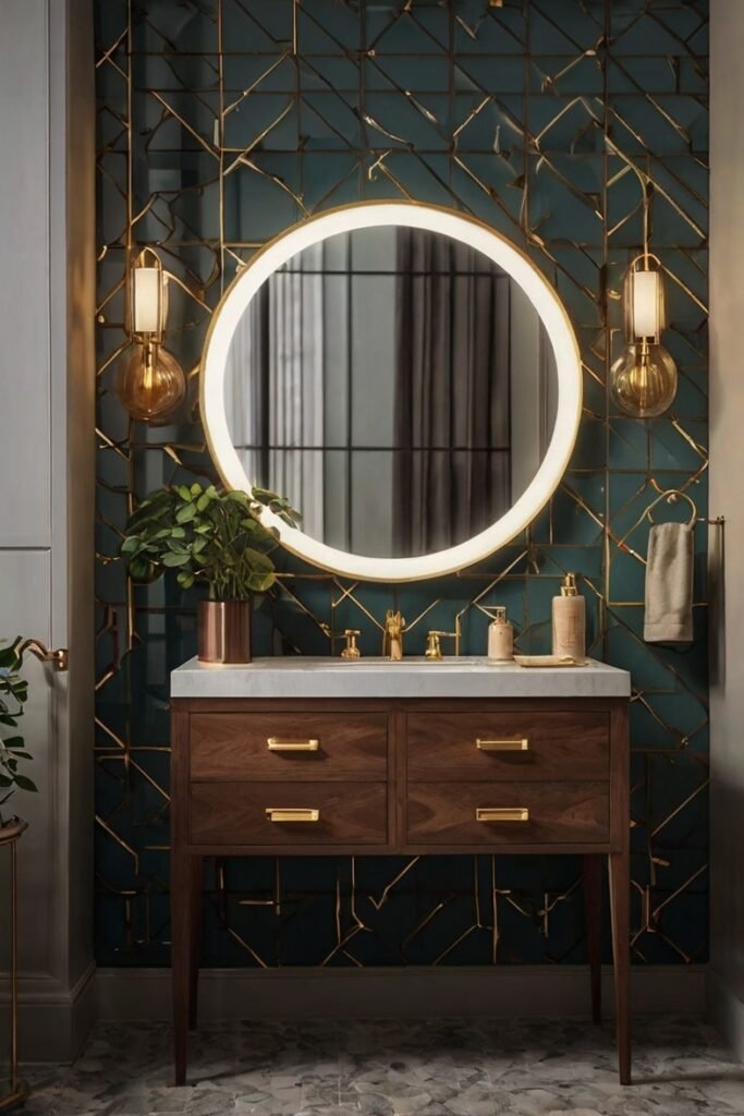 bathroom decorative mirror