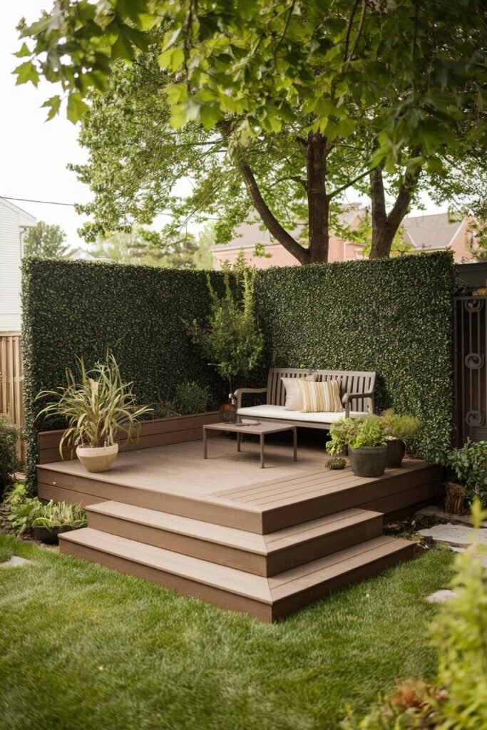 Build a Private Raised Terrace
