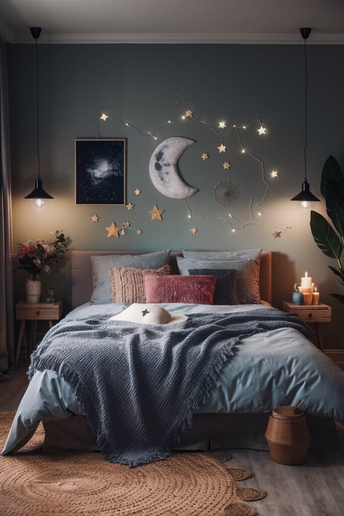 Celestial and Moon-Inspired Decor