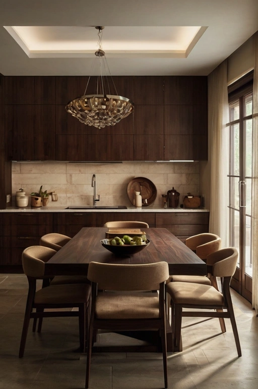 Contrasting with Dark Wood Elements