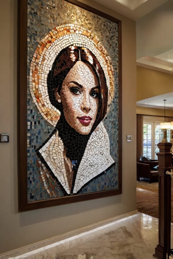 Custom Mosaic Portrait