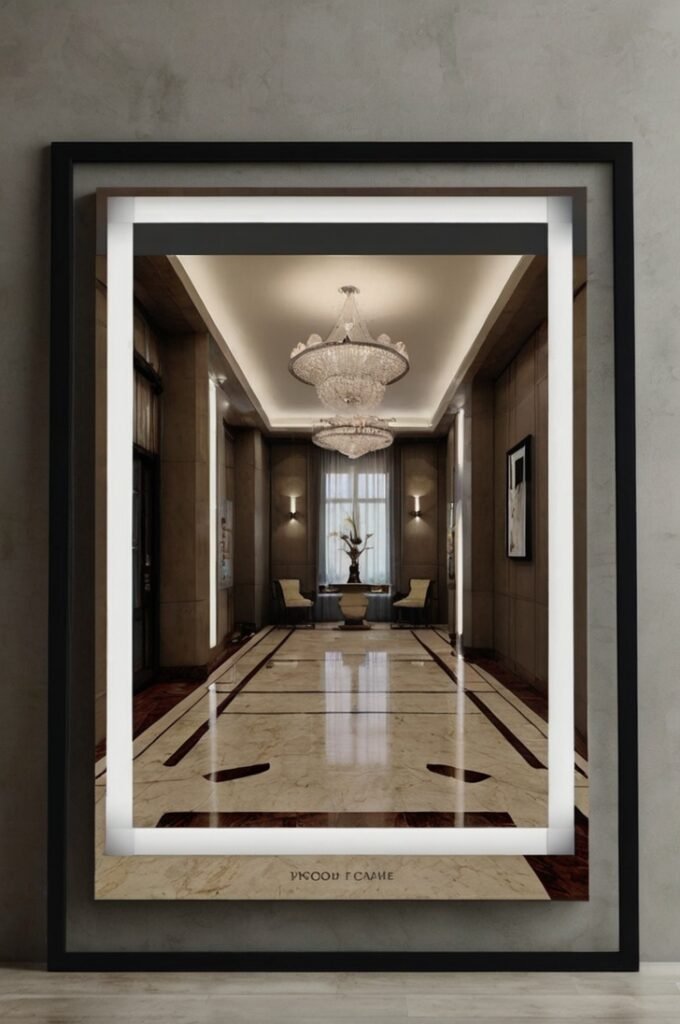 Digital Art Frame with Rotating Images