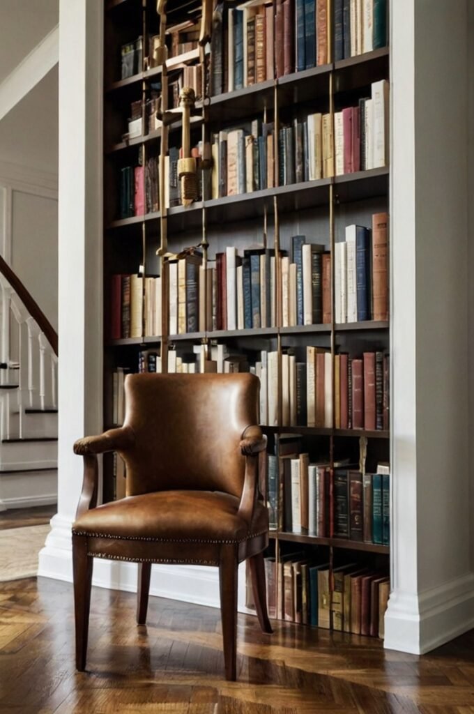 Floor-to-Ceiling Bookshelves