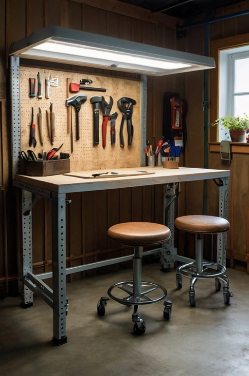 Foldable or Retractable Work Surfaces