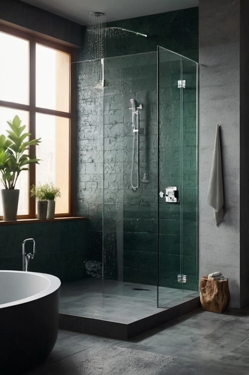 Glass Partition Shower