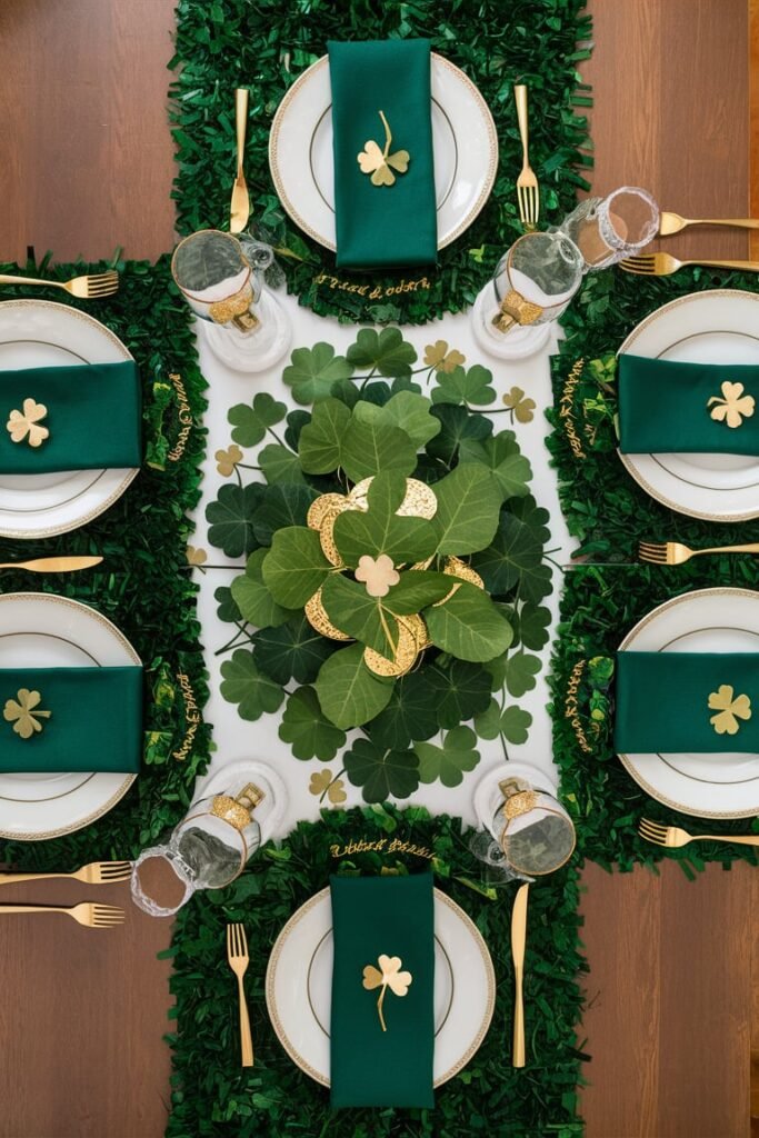 Green Table Settings