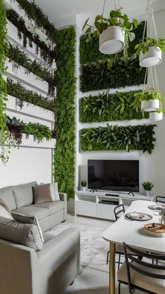 Greenery and Vertical Décor