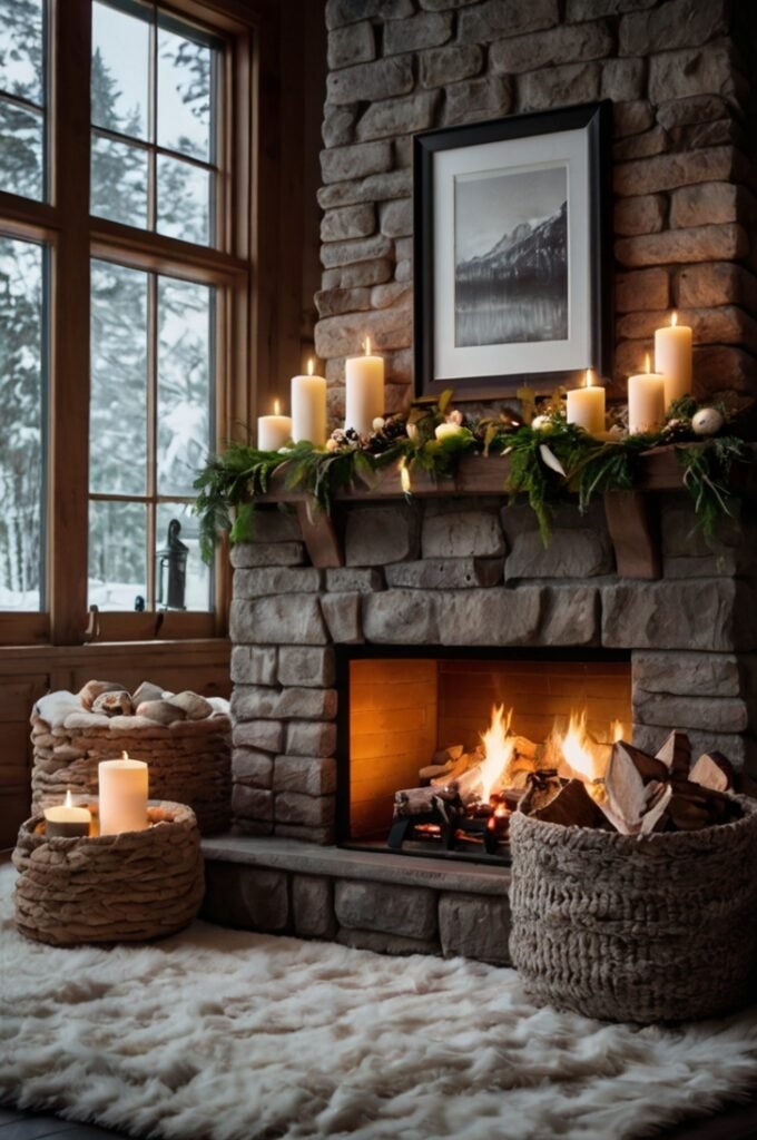 Indoor Fireplace Decor