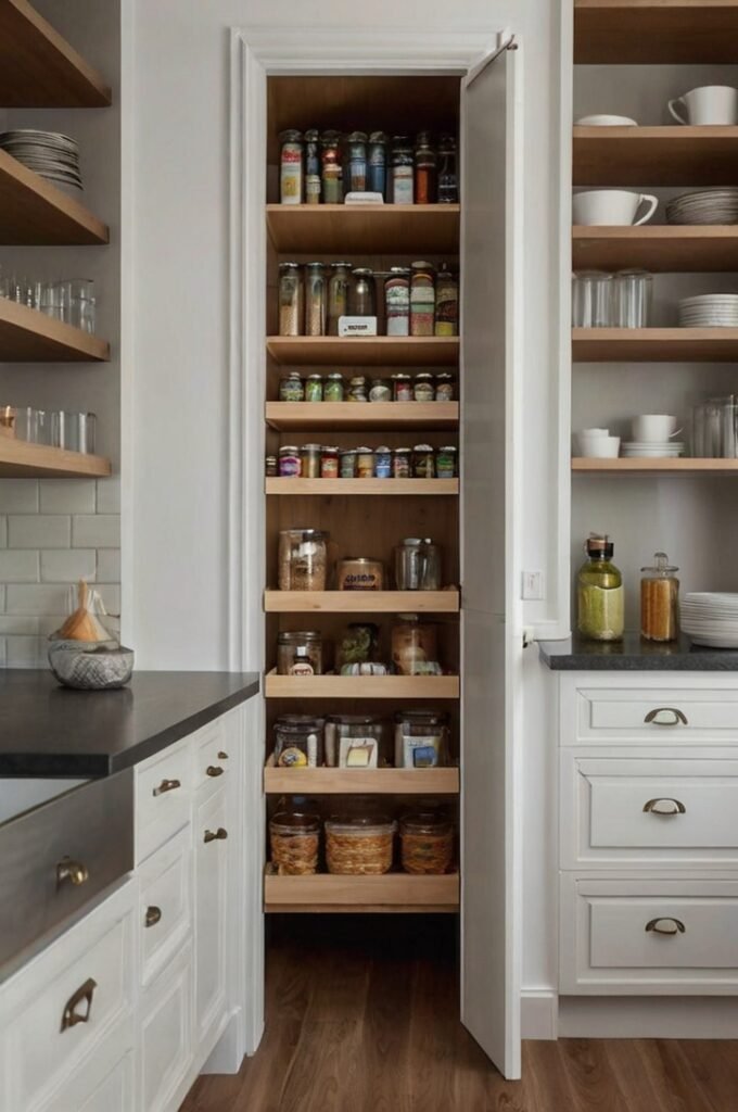 Integrated with Open Shelving