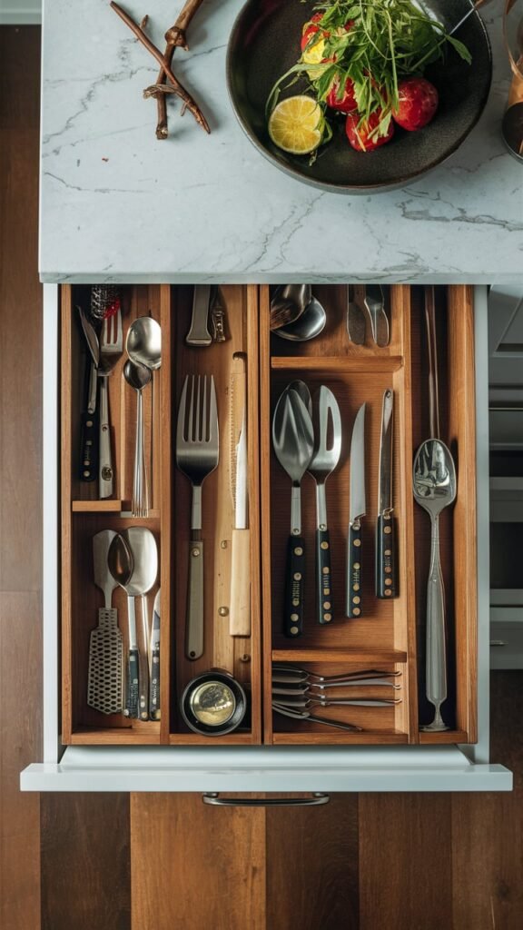 Invest in Drawer Inserts for Utensils