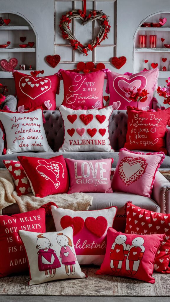 Love-Themed Throw Pillows