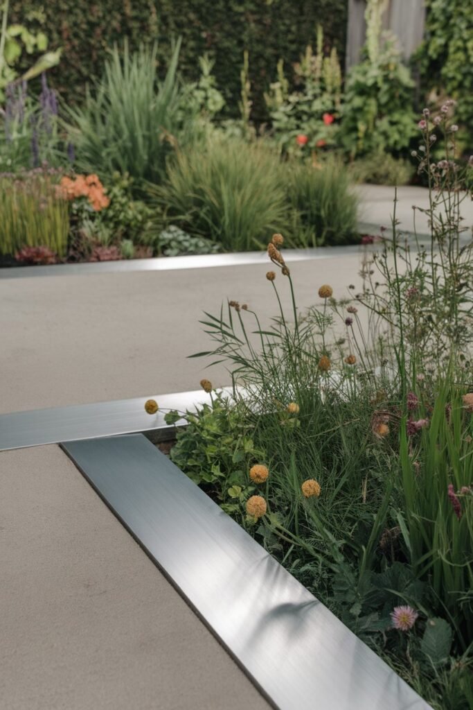 Metal Edged Walkway