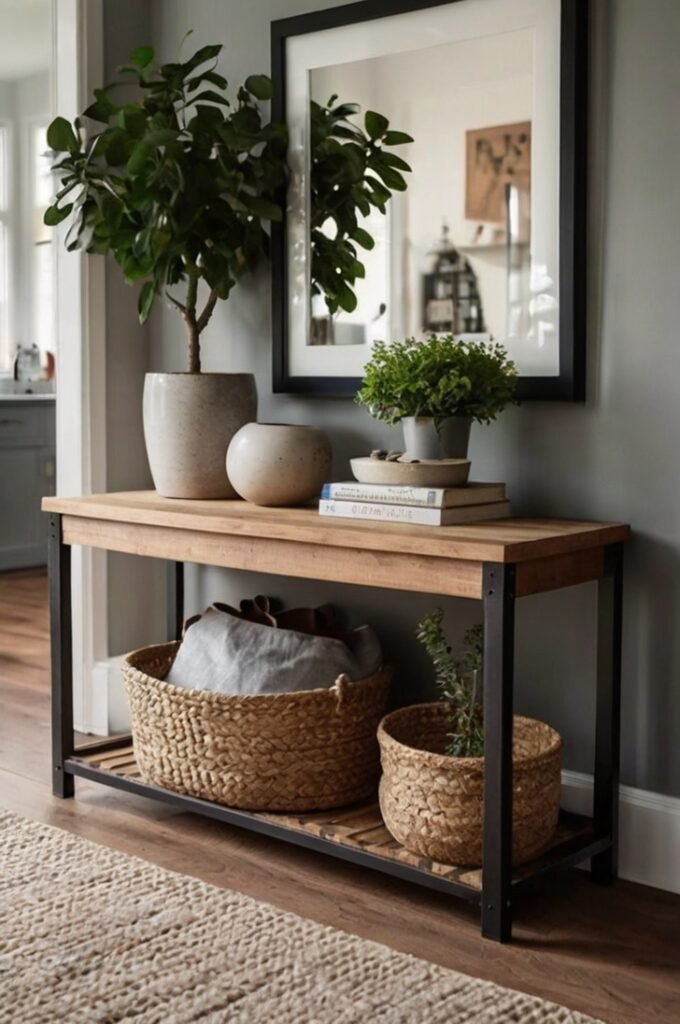 Mudroom Console Table