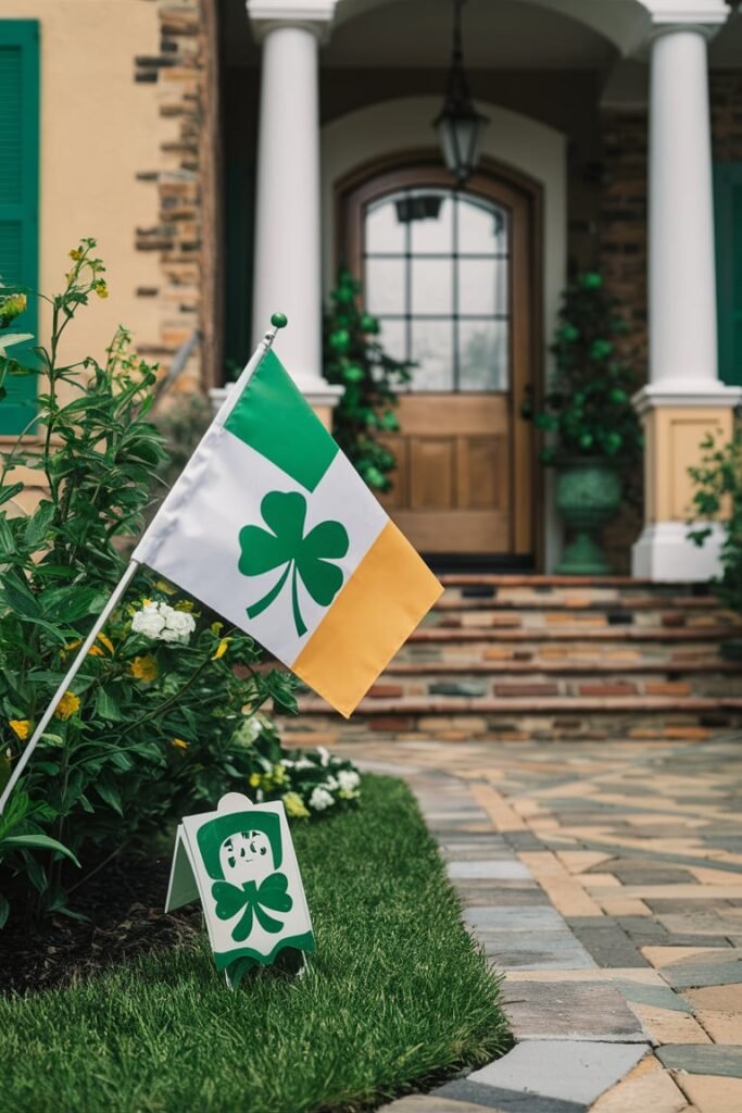 Outdoor Decor with Flags